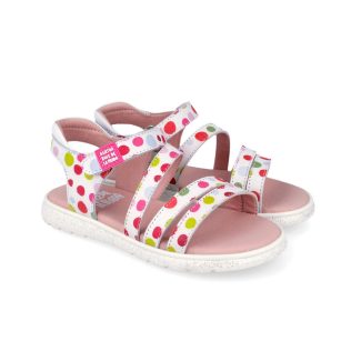 AGATHA RUIZ DE LA PRADA 262962-B310 BLANCO Y MULTICOLOR - sole-shoes.gr