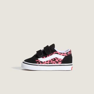 VANS VN000CRWFOC1 Old Skool V glitter leopard - sole-shoes.gr