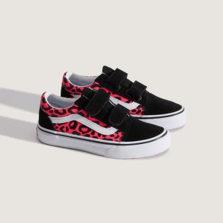 VANS VN000CYAFOC1 Old Skool V glitter leopard - sole-shoes.gr