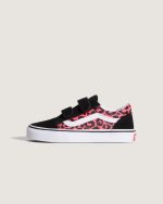 VANS VN000CYAFOC1 Old Skool V glitter leopard - sole-shoes.gr