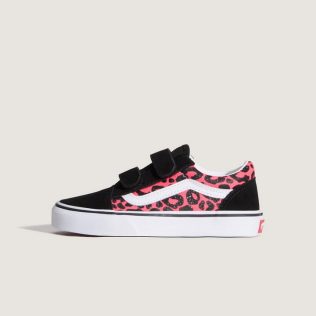 VANS VN000CYAFOC1 Old Skool V glitter leopard - sole-shoes.gr