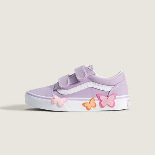 VANS VN000EBRFSF1 OLD SKOOL V BUTTERFLY SOFT ORCHID - sole-shoes.gr