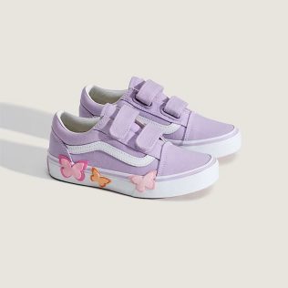 VANS VN000EBRFSF1 OLD SKOOL V BUTTERFLY SOFT ORCHID - sole-shoes.gr